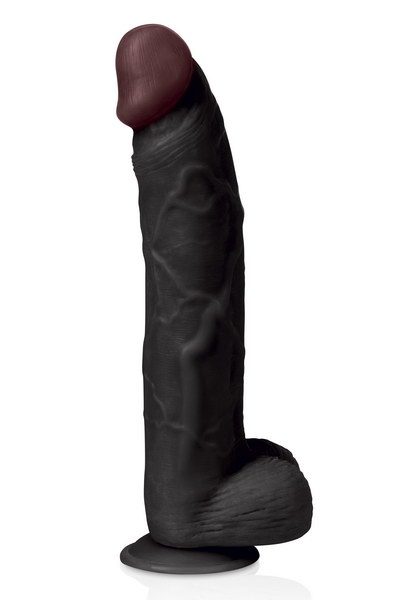 Gode géant noir 34.5cm