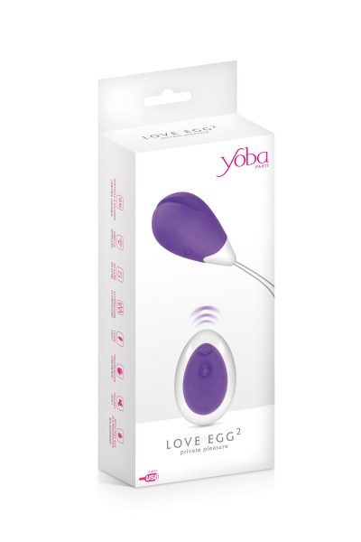 Oeuf vibrant Love Egg 2 Purple
